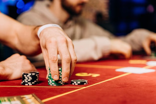 inter4d Kembang Kempis live dealer table showing two card piles and betting interface